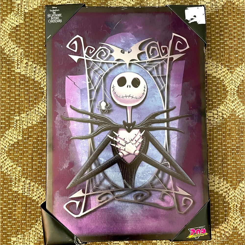 BRAND NEW The Nightmare Before Christmas Jack Skellington Wall Picture